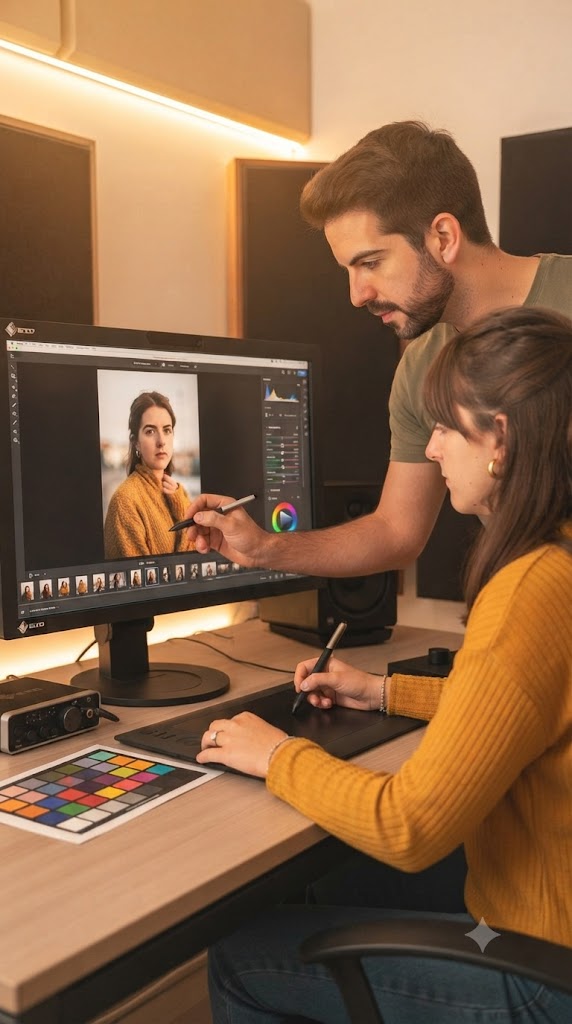 Retouche numérique Retouche<br>numérique
